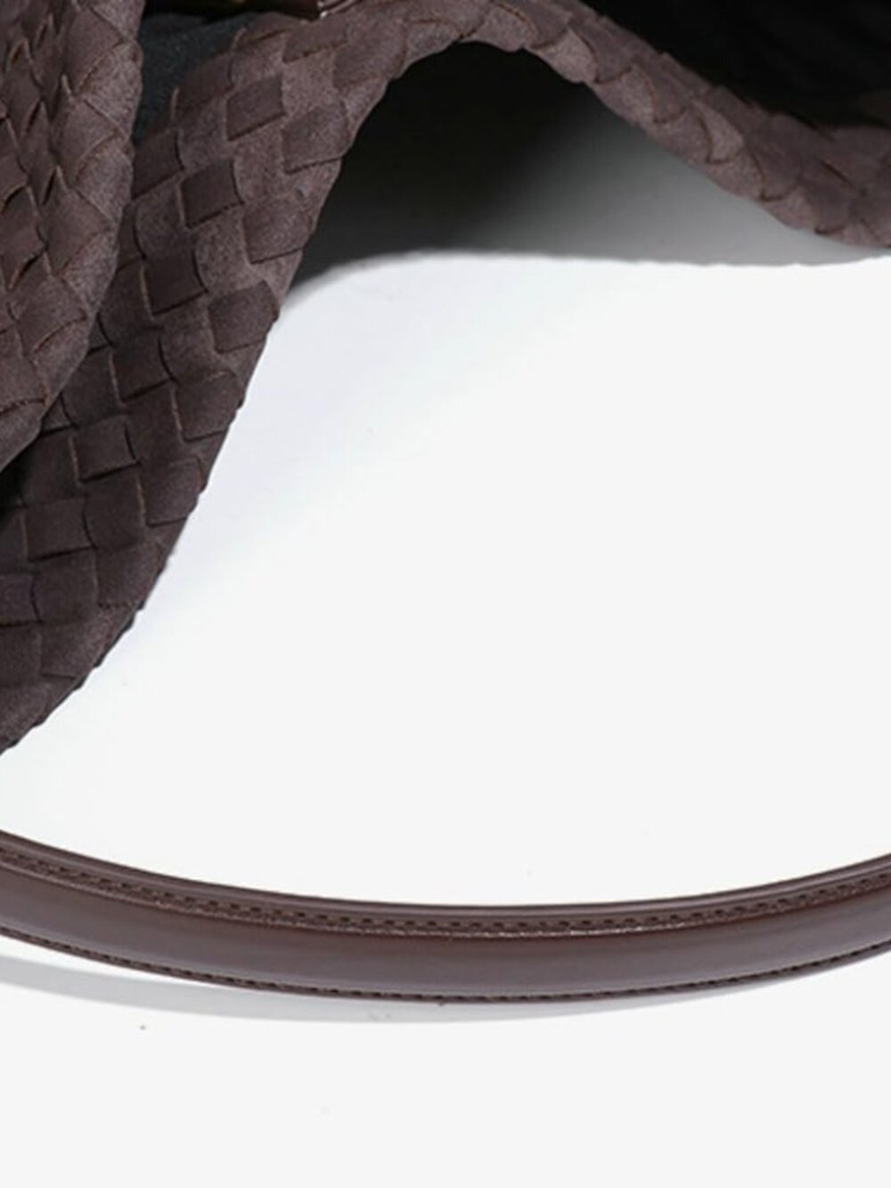 Woven Bags Women Slouchy Woven Suede Tote Bag Trendy Suede Hobo Purse Vintage Sa - Picture 6 of 7